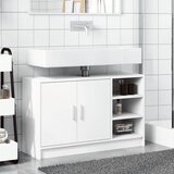 Ormarić za umivaonik bijeli 90 x 29 x 55 cm konstruirano drvo | shoptok.hr