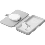 Xtorm Brezžični Qi 3-v-1 prenosni polnilec za iPhone, Watch in AirPods, Siva, (5000275868) | Shoptok.si