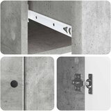  Kreveta Betonska siva 66 x 34,5 x 90 cm Konstruirano drvo | shoptok.hr