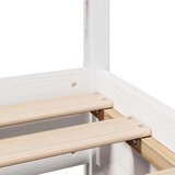 vidaXL Okvir kreveta bez madraca bijeli 135 x 190 cm masivna borovina | shoptok.hr
