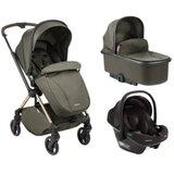Kolica Lanah 3in1 premium set sa autosedištem I-Xtend I-size i tvrdom korpom Army Green KKB21148 XTSET | Eponuda.com