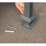 WESTMANN metalna obloga za 4 kante za smeće Planum | 4x240L | Drveni izgled | 330x90x120 cm - BRANDED IN GERMANY | shoptok.hr