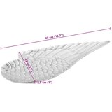 vidaXL Košara za sadje Set 2 Srebrna Aluminij 40 x 18 x 4 cm | Shoptok.si