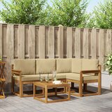  Set vanjskih sofa 5 kom. Prirodna i bež | shoptok.hr