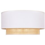  duolla - plafonsko svetlo boho 1xE27/15W/230V prečnik 45 cm krem/ratan | Eponuda.com