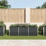  Povišena vrtna gredica antracit 240x80x77 cm pocinčani čelik | Eponuda.com