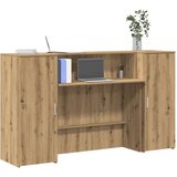  Recepcijski stol 180x50x103 5 cm od konstruiranog drva - hrast artisan 180 x 50 x 103.5 cm u