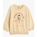 Koton Baby Girl Beige Sweatshirt cene