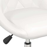  Vrtljivi jedilni stoli 4 kosi belo umetno usnje, (20812440) | Shoptok.si
