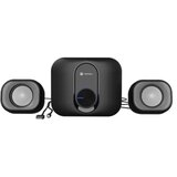 Natec PUG, Stereo Speakers 2.1, 11W RMS (Subwoofer 5W, Satellites 6W), USB power, 3.5mm Connector, Black | ePonuda.com
