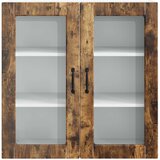  Zidni stakleni ormarić PORTO Dimljeni hrast 80 x 31 x 80 cm | Eponuda.ba