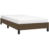  Okvir za krevet bez madraca tamnosmeđi 90 x 190 cm od tkanine | shoptok.hr