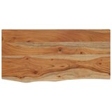 Maison Chic Stenska polica - Viseča Polica 40x20x2,5 cm pravokotna akacija naraven rob, (21793875) | Shoptok.si