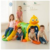  MamaKids šareni dječji tunel s toboganom, patka 185 cm | shoptok.hr