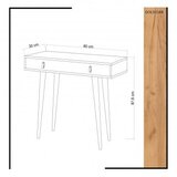Hanah home Dokka komoda, smeđe-bijela | Eponuda.ba