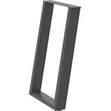  Noge za blagovaonski stol U-oblik 2 kom antracit 60 x (72-73) cm čelik | shoptok.hr