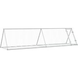  Kavez za zečeve srebrni 400 x 105 x 91 cm od pocinčanog čelika | Eponuda.com
