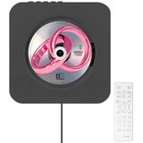 AVIZAR Stenski CD predvajalnik Cancale z daljinskim upravljalnikom Bluetooth 5.0 FM radio, Črna, (5000250521) Cene