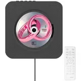 Stenski CD predvajalnik Cancale z daljinskim upravljalnikom Bluetooth 5.0 FM radio, Črna, (5000250521)