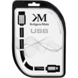  Kruger&Matz USB - micro USB kabel utičnica-utikač 1,0 m | shoptok.hr