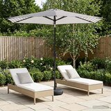  Suncobran za vrt s LED svjetlima i postoljem 270 x 270 cm | Shoptok.si