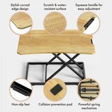Vonhaus ultra tanka Sit-Stand mizica iz bambusa | Shoptok.si