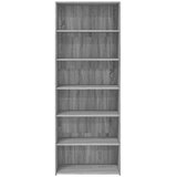  Visoka komoda siva sonome 70x41x185 cm od konstruiranog drva | shoptok.hr