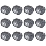 LED reflektor na solarni pogon u obliku kamena 12 kom