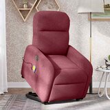 Maison Chic Električni masažni naslanjač - Relax naslanjač s funkcijo vstajanja vinsko rdeč, (22061286) | Shoptok.si