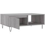  Stolić za kavu siva boja hrasta 90x60x35 cm konstruirano drvo | shoptok.hr