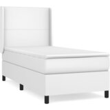 The Living Store Box spring postelja z vzmetnico bel 90x190 cm umetno usnje - Box Spring Postelja, (21520638) | Shoptok.si