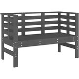 The Living Store Vrtna klop siva 111,5x53x71 cm trdna borovina - Vrtna Klop, (21443855) | Shoptok.si