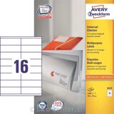 Avery Zweckform Univerzalne etikete 105 x 35 cm, 100/1 | Shoptok.si