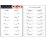 INF Nov slog lažnih tatujev spodnjih trepalnic (8 parov) HJM-008, (21538877) | Shoptok.si