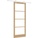  Klizna Vrata sa Setom Opreme 93x232 cm od Masivnog Drva Bora | shoptok.hr