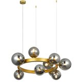 Luster na sajli SOLARI 9xE14/15W/230V zlatna/dimljeno-crna | Eponuda.com
