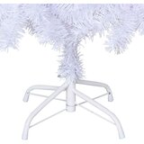 vidaXL Umestno božično drevo med 150 LED Bela 120 cm PVC in jeklo | Shoptok.si