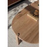 Gazzda Stolić za kavu od punog hrasta u prirodnoj boji 100x180 cm Kulin – | shoptok.hr