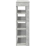  Stalak za cipele boja betona 80x30x98 cm konstruirano drvo | shoptok.hr