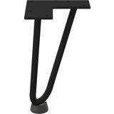 vidaXL Ukosnice noge za stol 4 kom crne 20 cm čvrstog čelik | shoptok.hr