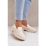 Boto Ladies Moccasins Made Of Eco Leather Light Beige Sendall | ePonuda.com