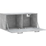 vidaXL Stenska omarica betonsko siva 80x36,5x35 cm inženirski les | Shoptok.si