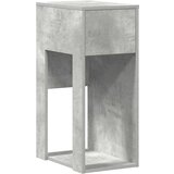 vidaXL Računalniški stolp s predalom betonsko sivo 30x44x74 cm | Shoptok.si