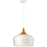  Obregon viseca lampa celik-krem-hrast 1x60W | ePonuda.com
