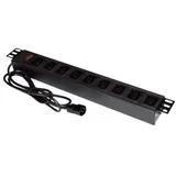Alantec PZ010 power extension 1.8 m 9 AC outlet(s) Indoor Black