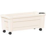 Calypso saksija s kotačima Bijela 79 x 35 x 33 cm PP | Eponuda.ba
