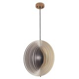  Drveni viseći luster na sajli 1xE27/60W/230V prečnik 50 cm masiv/furnir/kaučukovo drvo | Eponuda.com