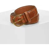 Polo Ralph Lauren Pasovi ROUND BUCKLE BELT Kostanjeva