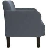  Dvosjed tamno sivi 109 cm baršun | Shoptok.si