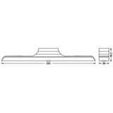 Osram LED prigušiva svetiljka za montažu ispod ormarića sa senzorom LINEAR LED/5W/5V 35 cm bela | Eponuda.com